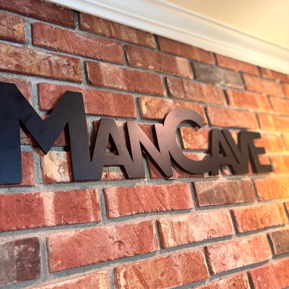 Mancave Decor Mancave Signs Wall Sign Modern Industrial Decor 26" Garage Decor